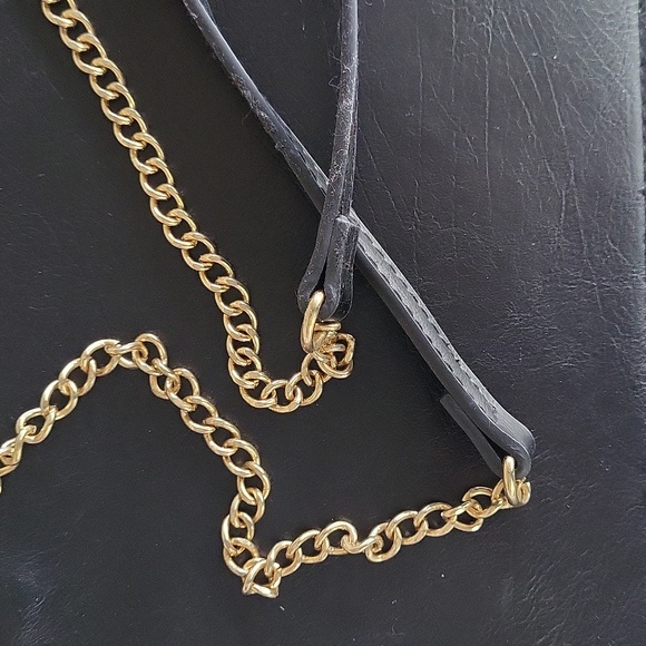 Ladies leather envelope purse, snap closure, zipper pocket inside, tassels - Picture 11 of 15